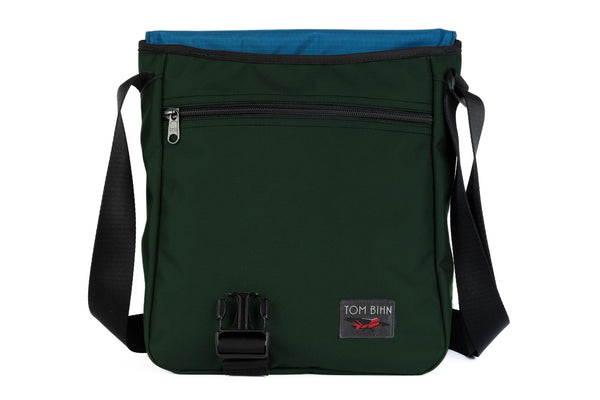 Medium Cafe Bag in Wilderness (forest green) Ballistic with Cobalt 210 Cerylon